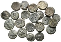 Lot of ca. 24 greek bronze coins / SOLD AS SEEN, NO RETURN!nearly very fine