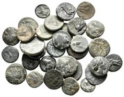 Lot of ca. 33 greek bronze coins / SOLD AS SEEN, NO RETURN!very fine