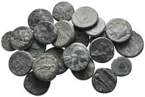 Lot of ca. 22 greek bronze coins / SOLD AS SEEN, NO RETURN!very fine