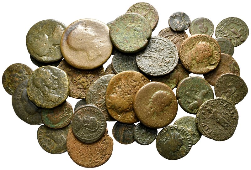 Lot of ca. 40 roman provincial bronze coins / SOLD AS SEEN, NO RETURN! 

fine