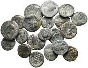 Lot of ca. 20 roman provincial bronze coins / SOLD AS SEEN, NO RETURN!nearly very fine