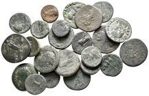 Lot of ca. 23 roman provincial bronze coins / SOLD AS SEEN, NO RETURN!nearly very fine