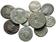 Lot of ca. 10 roman provincial bronze coins / SOLD AS SEEN, NO RETURN!nearly very fine