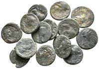 Lot of ca. 14 roman provincial bronze coins / SOLD AS SEEN, NO RETURN!nearly very fine