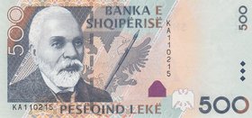 Albania, 500 Leke, 2016, UNC, p68
serial number: KA 110215
Estimate: 10.-20