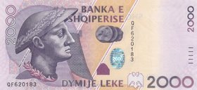 Albania, 2.000 Leke, 2012, UNC, p74
serial number: QF 620183
Estimate: 25-50