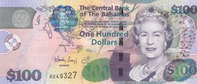 Bahamas, 100 Dollars, 2009, UNC, p76
Queen Elizabeth II portrait, serial number: B 249327
Estimate: 150-300