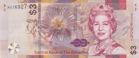 Bahamas, 3 Dollars, 2019, UNC, pNew
Queen Elizabeth II portrait, serial number: A 016927
Estimate: 10.-20