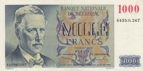 Belgium, 1.000 Francs, 1951, XF (+), p131a
serial number: 4435.Q.267
Estimate: 100-200