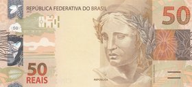 Brazil, 50 Reais, 2010, UNC, p256
serial number: GF 014428589
Estimate: 25-50