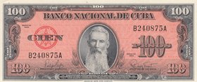 Cuba, 100 Pesos, 1959, UNC, p93a
serial number: B240875A
Estimate: 15-30