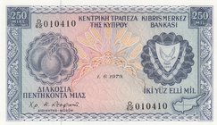 Cyprus, 250 Mils, 1979, UNC, p41c
serial number: O/62 010410
Estimate: 50-100