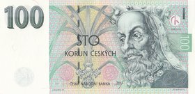 Czech Republic, 100 Korun, 1997, AUNC, p18
serial number: G67 704522
Estimate: 5.-10