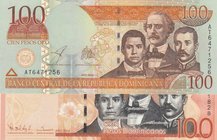 Dominican Republic, 100 Pesos (2), 2002/2014, UNC, (Total 2 banknotes)
Estimate: 10.-20