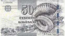 Faeroe Islands, 50 Kronur, 2011, UNC, p29
serial number: 110649K
Estimate: 15-30