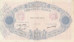 France, 500 Francs, 1936, VF (+), p66m
serial number: F.2235.433
Estimate: 100-200