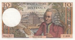 France, 10 Francs, 1973, AUNC / UNC, p147d
serial number: 05287/ F.916
Estimate: 25-50