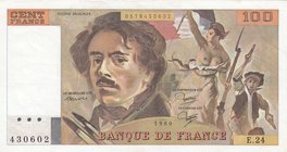 France, 100 Francs, 1980, XF, p154b
serial number: E.24/430602
Estimate: 10.-20