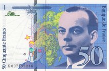 France, 50 Francs, 1993, UNC, p157b
serial number: K 007595246
Estimate: 25-50