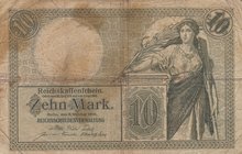 Germany, 10 Mark, 1906, POOR, p9
serial number:2002462
Estimate: 25-50
