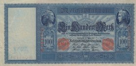 Germany, 100 Mark, 1910, VF, p42
serial number: G-0841547
Estimate: 10.-20