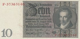 Germany, 10 Mark, 1929, UNC, p180a
serial number: F 37363146
Estimate: 20-40