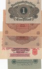 Germany, 1 Mark (2) and 2 Mark (3), 1914/1920, UNC, (Total 5 banknotes)
Estimate: 15-30