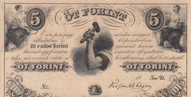 Hungary, 5 Forint, 1852, UNC, pS143
Philadelphia Finance Ministry
Estimate: 40-80