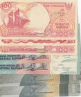 Indonesia, 100 Rupiah (3), 1.000 Rupiah (2) and 2.000 Rupiah (2), 1992/2016, UNC, (Total 7 banknotes)
Estimate: 10.-20
