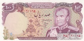 Iran, 100 Rials, 1974-1979, UNC, p102a
Shah Pahlavi portrait
Estimate: 15-30