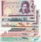 Iran, 100 Rials, 200 Rials, 1.000 Rials, 2.000 Rials, 5.000 Rials and 10.000 Rials, 1985/1992, UNC, p140 … p146, (Total 6 banknotes)
Estimate: 25-50...