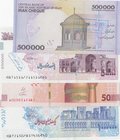 Iran, 200.000 Rials, 500.000 Rials (2) and 1.000.000 Rials, UNC, (Total 4 banknotes) 
Estimate: 25-50
