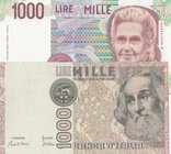 Italy, 100 Lire (2), 1982/1990, UNC, p109, p114, (Total 2 banknotes)
serial numbers: IC 678039G and RE 11845V
Estimate: 10.-20
