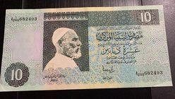 Libya, 10 Dinars, 1991, AUNC, p61b
serial number: 4/1/246 682493, Signature; 5
Estimate: 10.-20