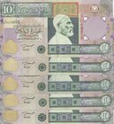Libya, 10 Dinars, 2002, XF, p66, (Total 5 banknotes)
Series 5, serial numbers: 1/214 278907, 1/51 771680, 1/203 730588, 1/15 935182, 1/217 570686
Es...