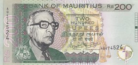 Mauritius, 200 Rupees, 2001, UNC, p57
serial number: AQ 474524
Estimate: 15-30