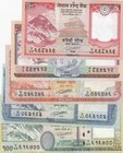 Nepal, 5 Rupees, 10 Rupees, 20 Rupees, 50 Rupees and 100 Rupees, 201/2017, UNC, (Total 5 banknotes)
Estimate: 15-30
