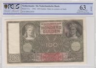 Netherlands, 100 Gulden, 1942, UNC, p51c
PCGS 63 OPQ, serial number: HP 022939
Estimate: 75-150