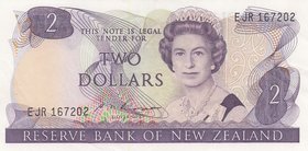 New Zealand, 2 Dollars, 1985, XF (+), p170b
Queen Elizabeth II portrait, sign: Russell, serial number: EJR 167202
Estimate: 15-30
