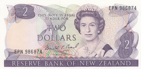 New Zealand, 2 Dollars, 1989, UNC, p170c
Queen Elizabeth II portrait, serial number: EPN 986874
Estimate: 20-40
