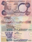 Nigeria, 5 Naira, 100 Naira, 200 Naira and 500 Naira, 1984 / 2016, UNC, p24, p28k, p29, p30, (Total 4 banknotes)
serial numbers: DD/40 784237, P/39 4...