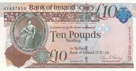 Northern Ireland, 10 Pounds, 2017, UNC, p87
serial number: AY 437859
Estimate: 20-40