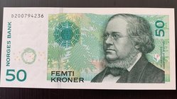 Norway, 50 Kroner, 2005, UNC, p46
serial number: D200794236
Estimate: 15-30