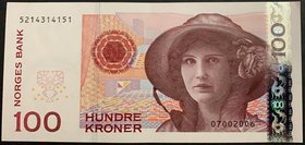 Norway, 100 Kroner, 2006, UNC, p49c
serial number: 5214314151
Estimate: 25-50
