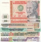Peru, 50 İntis (2), 500 İntis, 1000 İntis (2) and 5000 İntis, 1981/1988, UNC, (Total 6 banknotes)
Estimate: 20.-40