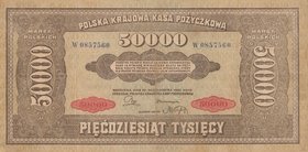 Poland, 50.000 Marek, 1923, VF, p33
serial number: W 0857560
Estimate: 15-30