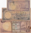Saudi Arabia, 1 Riyal, 10 Riyals and 50 Riyals, 1966, FINE, p11, p13, p14, (Total 3 banknotes)
Estimate: 50-100