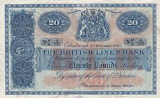 Scotland, 20 Pounds, 1946, XF, p159
The British Linen Bank, serial number: 4-285
Estimate: 250-500