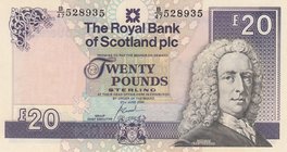 Scotland, 20 Pounds, 2000, AUNC, p354d
serial number: B/47 528935
Estimate: 50-100