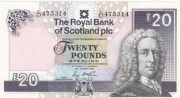 Scotland, 20 Pounds, 2016, UNC, p374f
serial number: C/57 475314
Estimate: 50-100